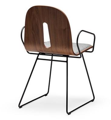 CHAIRS & MORE Стул на санках с подлокотниками Gotham sun-id-1375338 - Вид №2