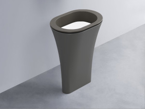 AMLA65-FN+AMPILO-BL+AMCOLO-CM Раковина Amedeo Ovale отдельностоящая cielo Enjoy + Amedeo