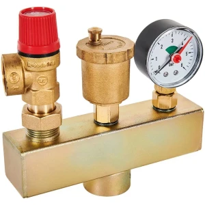 Группа безопасности для котла Rommer 1" 3 бар сталь