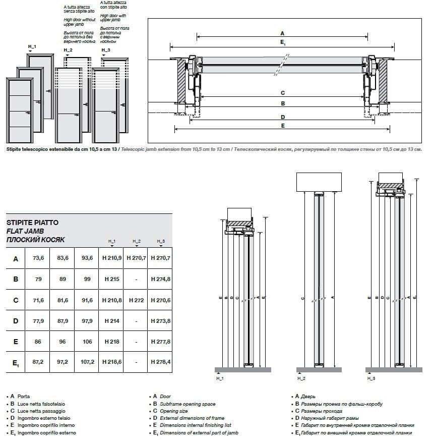Матовое стекло распашная дверь Longhi Aluminiun Chic-Doors ARCH-00072285 - Вид №6