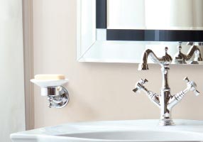 Gentry Home Настенный керамический подстаканник Kent Бронза GH102900 - Вид №1