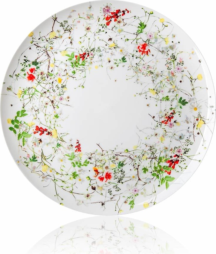 10561824 Rosenthal Тарелка подстановочная Rosenthal Дикие цветы 32см, фарфор Фарфор 