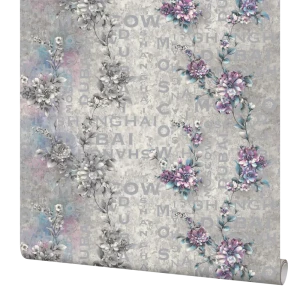 Обои флизелиновые Palitra Family Romantis серые 1.06 м FM71681-44