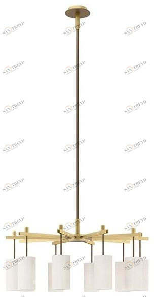 FRATO Подвесной светильник прямого света из латуни Zurich Flf010022aaa