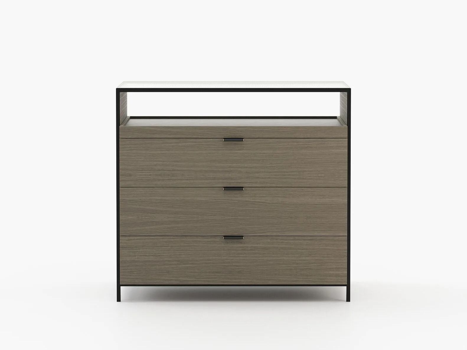 Деревянный и стеклянный комод Laskasas Canvas ARCH-00134706 - Вид №3