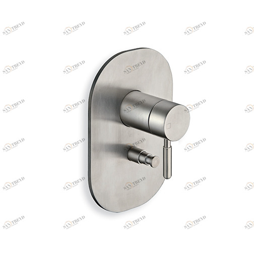 CRIIX689 Внешние части смесителя для ванны и душа для CRICS535 с переключателем на 2 выхода Cristina Rubinetterie 