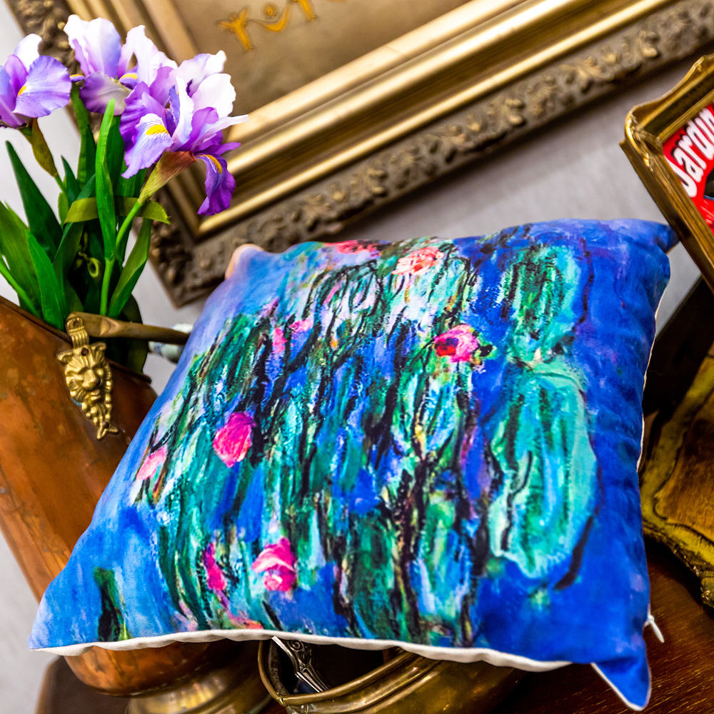 4113109 Арт-подушка «Водяные лилии», версия 1 Object Desire  - Вид №1