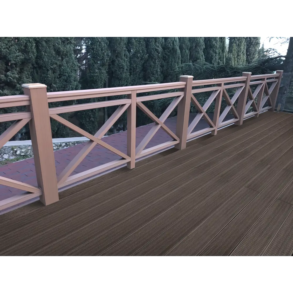 Террасная доска ДПК Freedeck цвет Венге 3000x150x17 мм вельвет 0.45 м² 89402960 STLM-2015558 Santreyd  - Вид №13