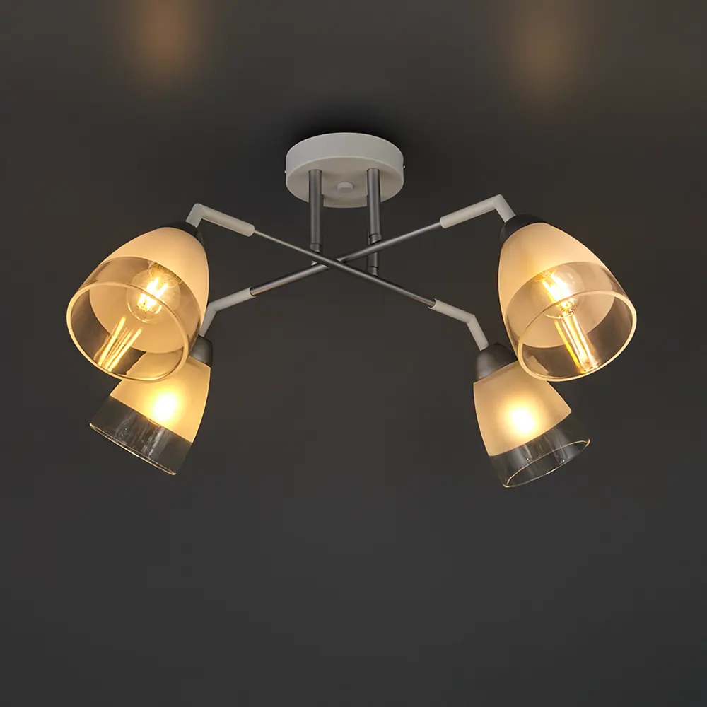Люстра потолочная Jlight Fobo 3141/4C цвет белый/серебро 84315599 STLM-2014445  - Вид №2