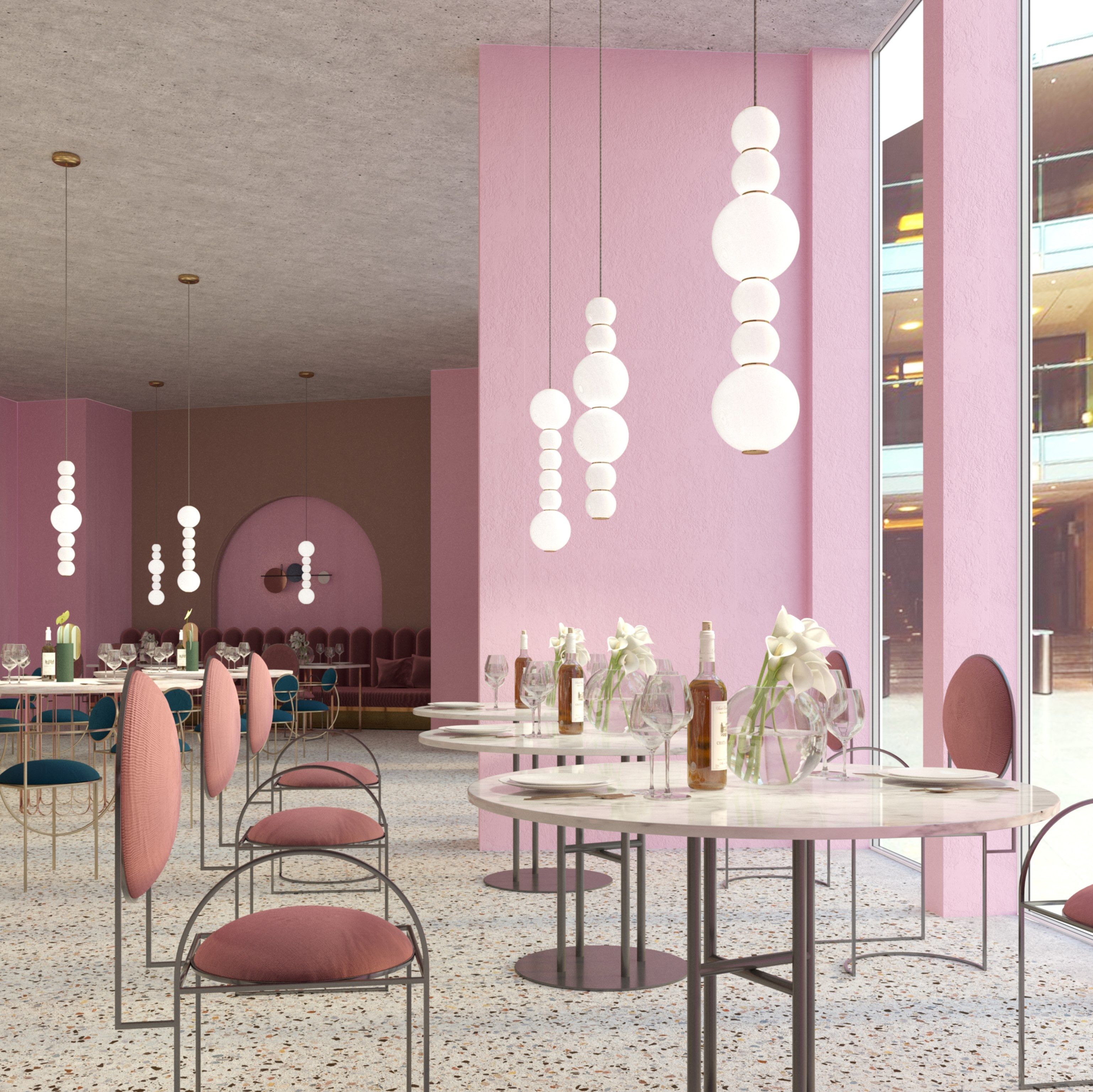 Стеклянный светодиодный подвесной светильник Formagenda ARCH-00107171 - Вид №8