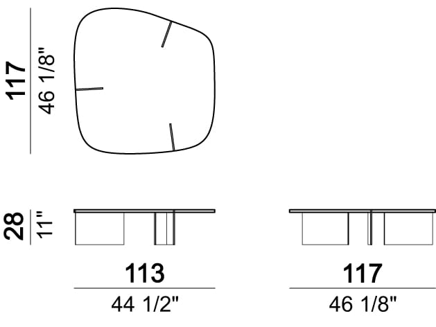Мраморный журнальный столик Arketipo RUMORS ARCH-00049368 - Вид №8