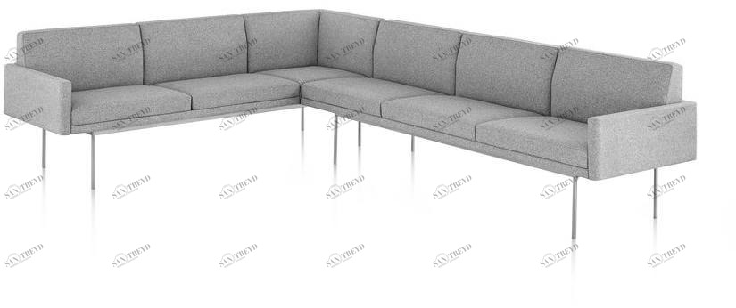 Herman Miller Модульный тканевый диван Tuxedo sun-id-1455856