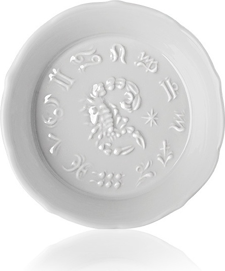 93214 Meissen Розетка 8см "Скорпион" (белая) Фарфор, Керамика 