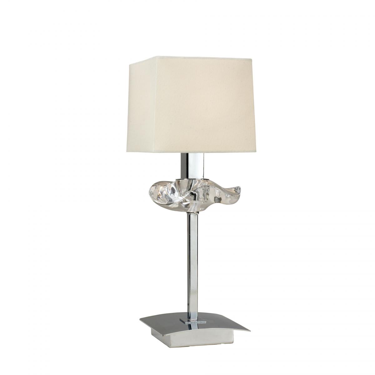 086266 Настольная лампа белая 1L Mantra Akira