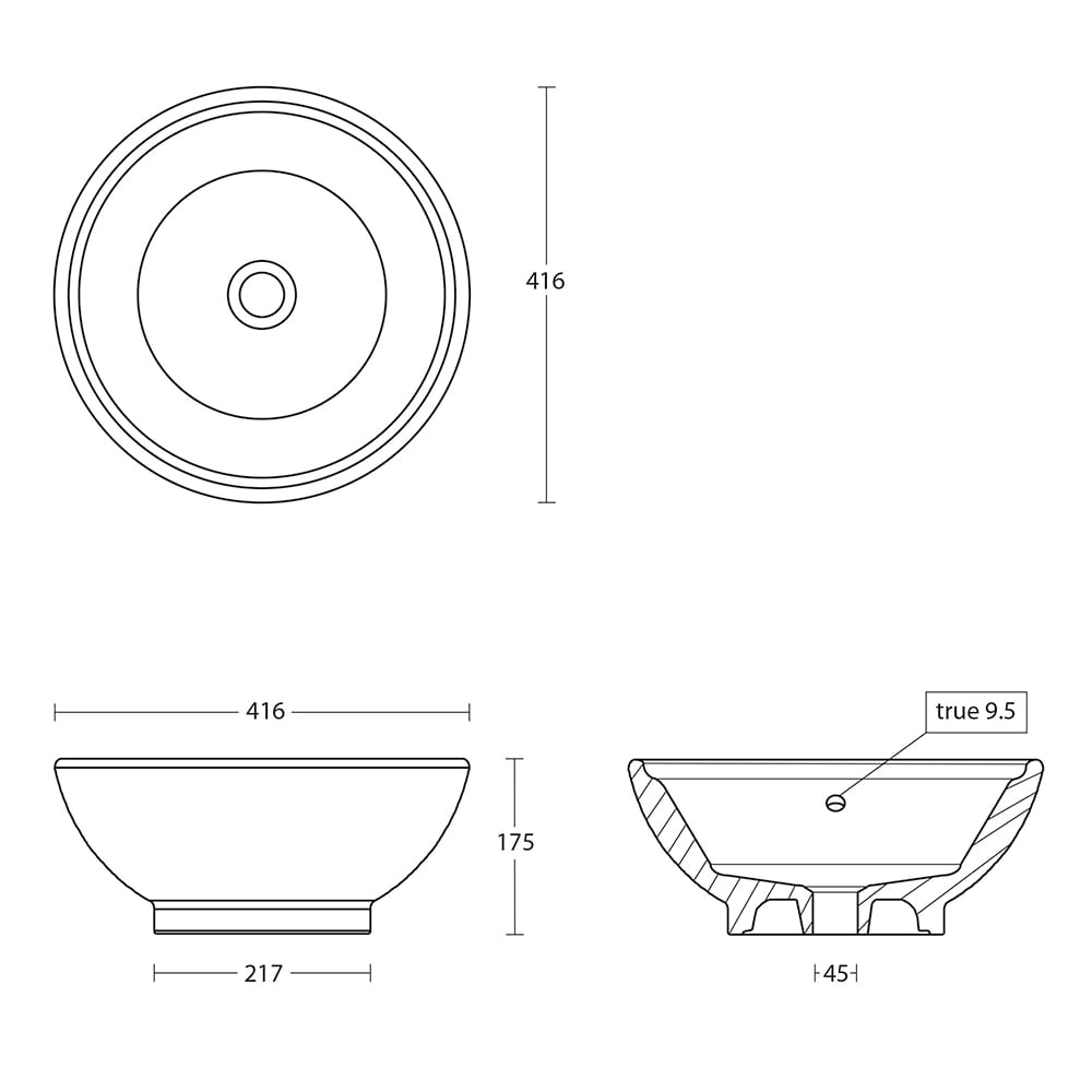 IMSR28 Чаша сосуда для выражений Carlyon Imperial  - Вид №2
