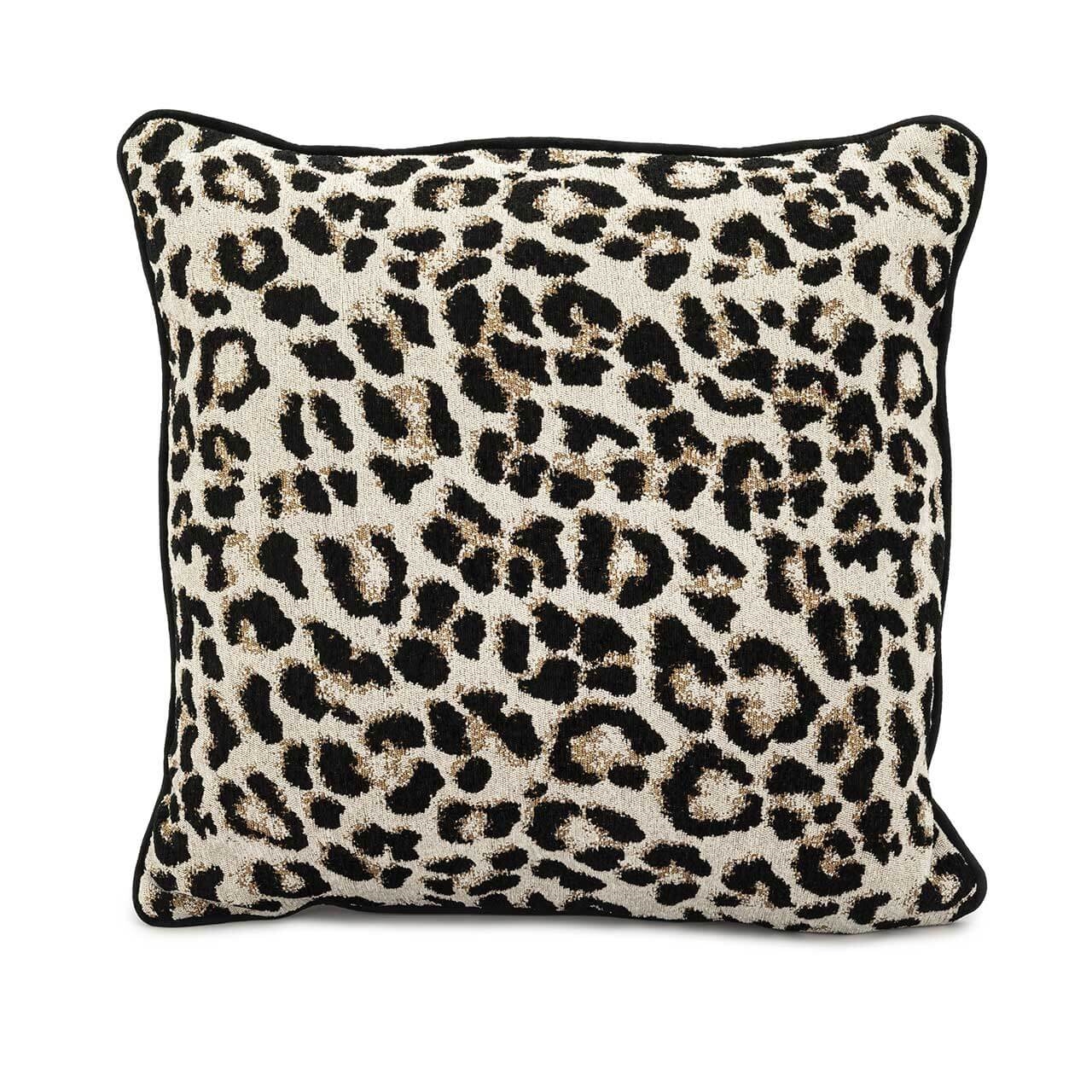 700490-90 ABHIKA ПОДУШКА GOTHA EDGE 50X50X13 BLACK  - Вид №1