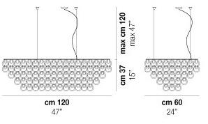 Vetreria Vistosi Хрустальная люстра Giogali sun-id-1378511 - Вид №2