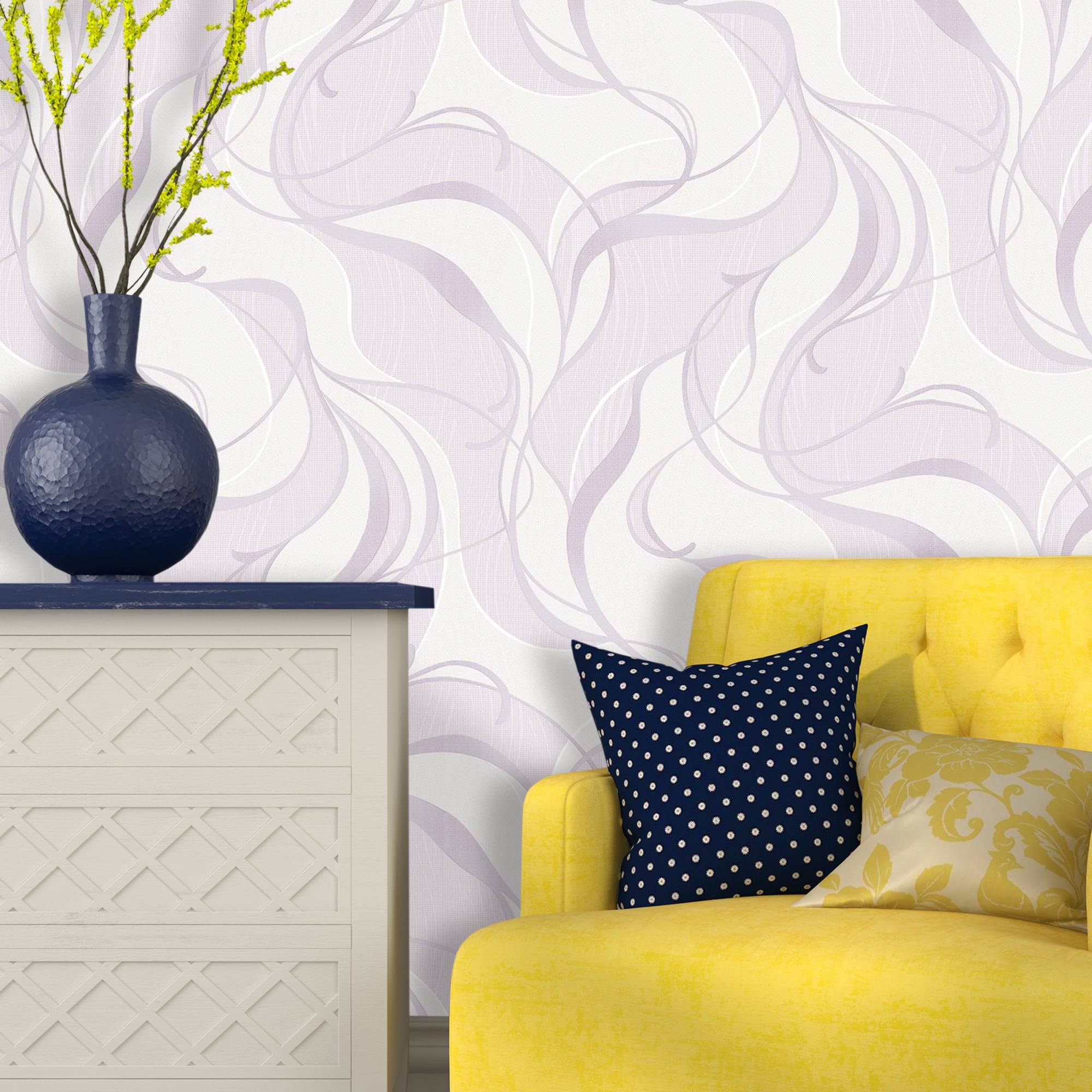 82938300 Обои бумажные серые 0.53 м 323-06 Тренд Santreyd  - Вид №2