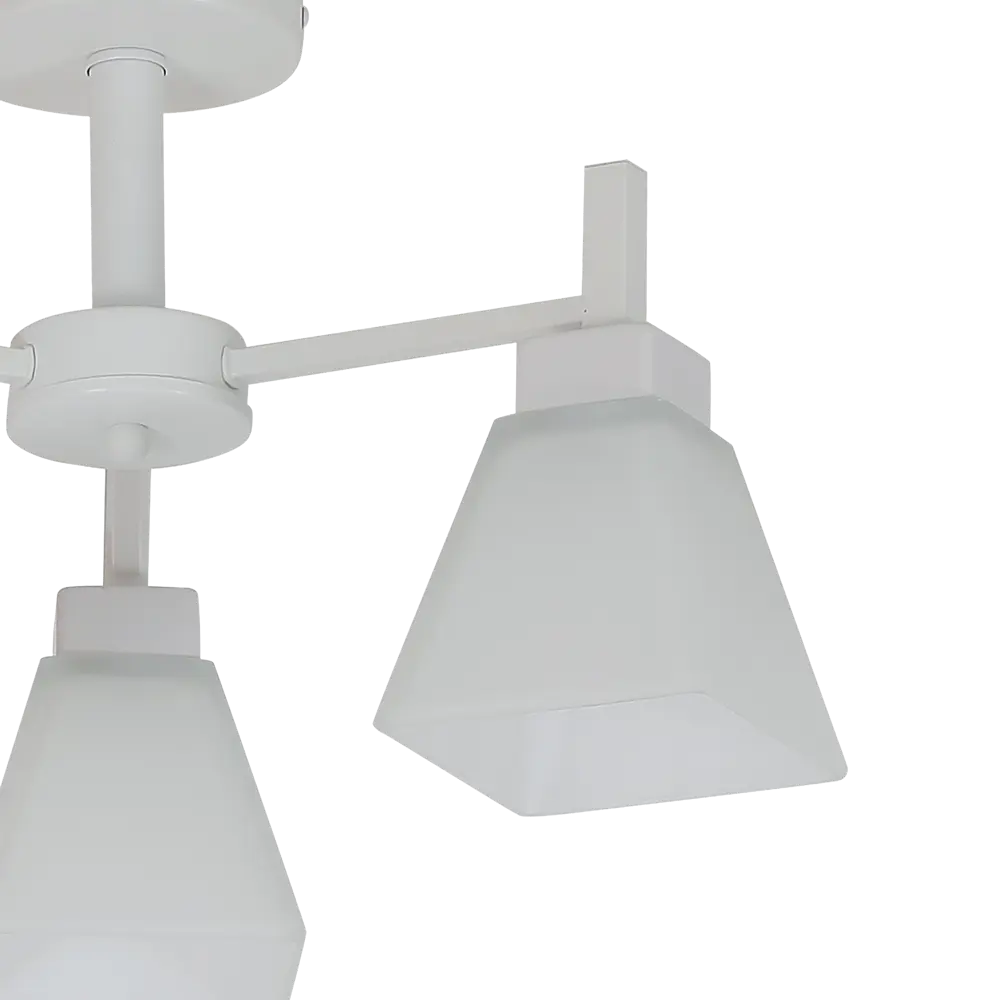 Люстра на штанге Cello 3 лампы 12 м² цвет белый 89442469 STLM-2196106 SCHAFFNER  - Вид №5