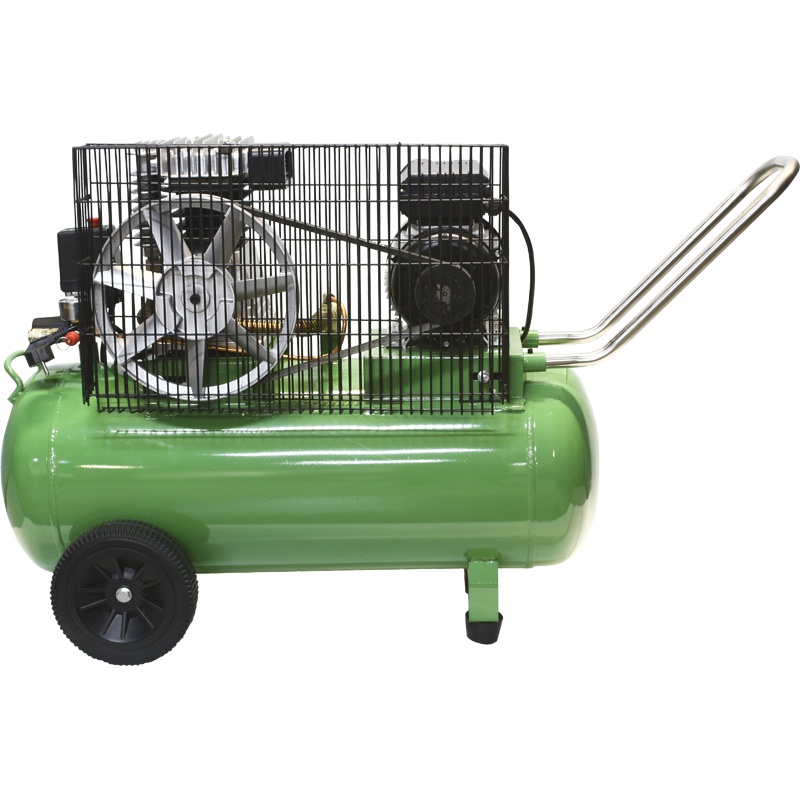 59439 Калибр Компрессор масляный с ременным приводом КМ-2100/50РУ  - Вид №1