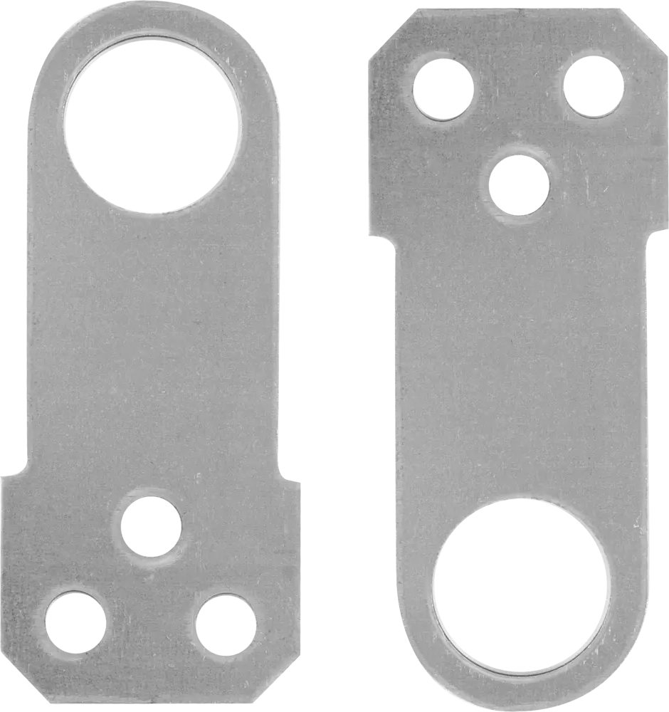 КРЕПКО-НАКРЕПКО Проушина для замка прямая стальная оцинкованная 82004801