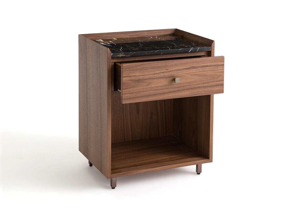Деревянная и мраморная тумбочка с ящиками AMPM Noham ARCH-00089786