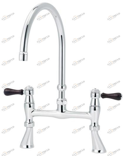 rvb Однорычажный смеситель для кухни с двумя отверстиями 1935 wood 1936.11.19-cc