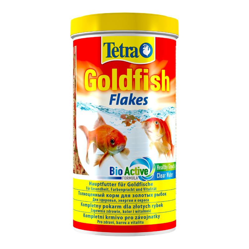 Т00017185 Корм для рыб Goldfisch Food корм в хлопьях для всех видов золотых рыбок 1л TETRA 
