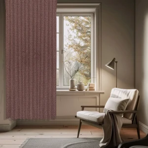 Штора WITERRA на ленте со скрытыми петлями 200x280 см, терракотовый 89400589