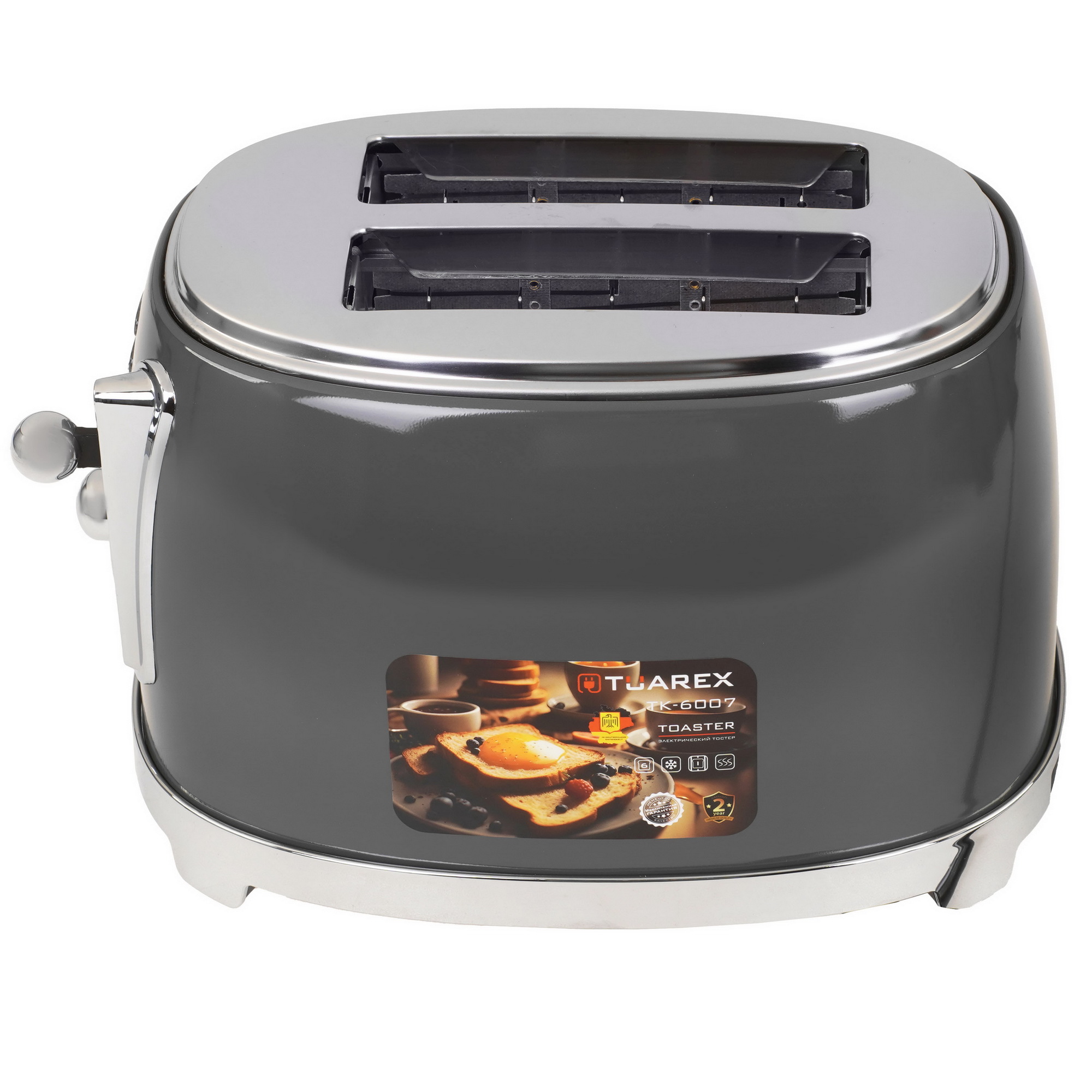 9229155 Тостер Tuarex TK-6007 серый STDN-0130900 - Вид №2