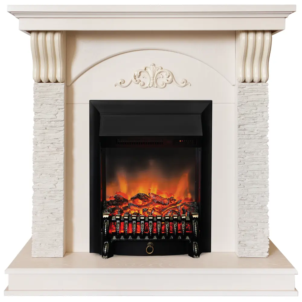 Обрамление Corfino под очаг Eugene белый дуб REALFLAME STLM-2065840