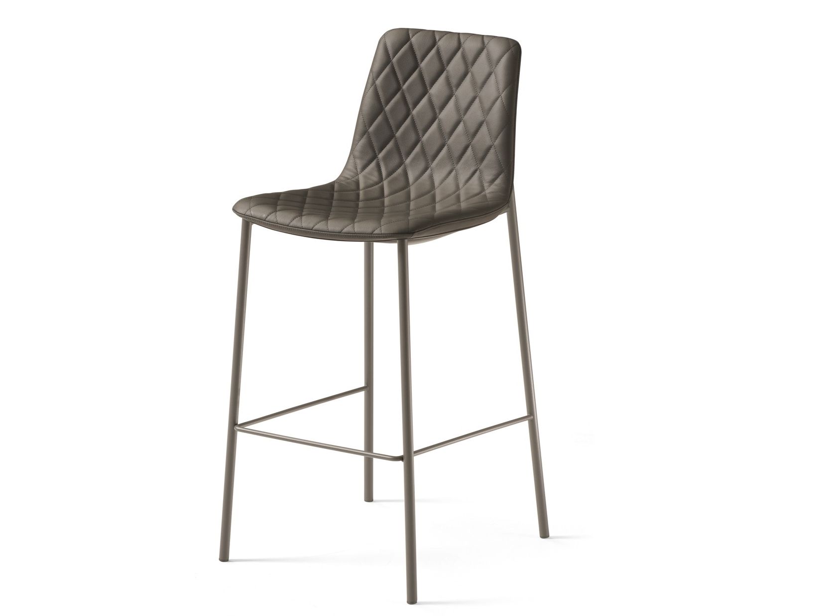 Высокий кожаный стул со спинкой EFORMA Lenny ARCH-00138058