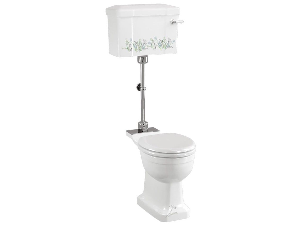 Напольный туалет с внешней кассетой Burlington На заказ ARCH-00145126