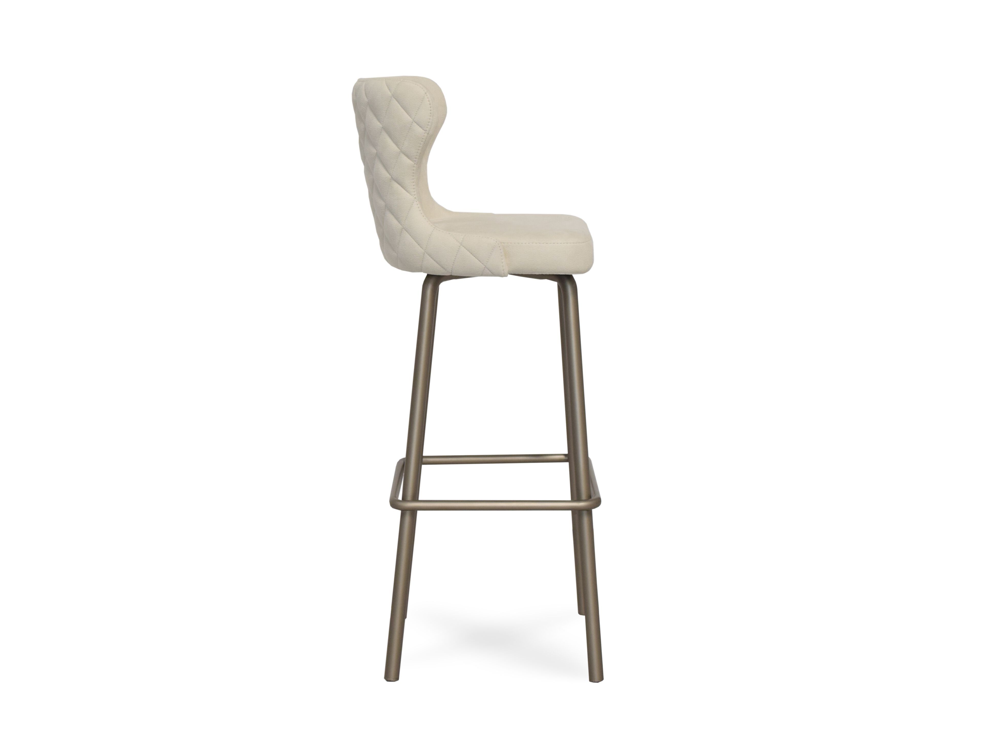 Высокий тканевый стул с подставкой для ног ABLE TEATRO ARCH-00022622 - Вид №2