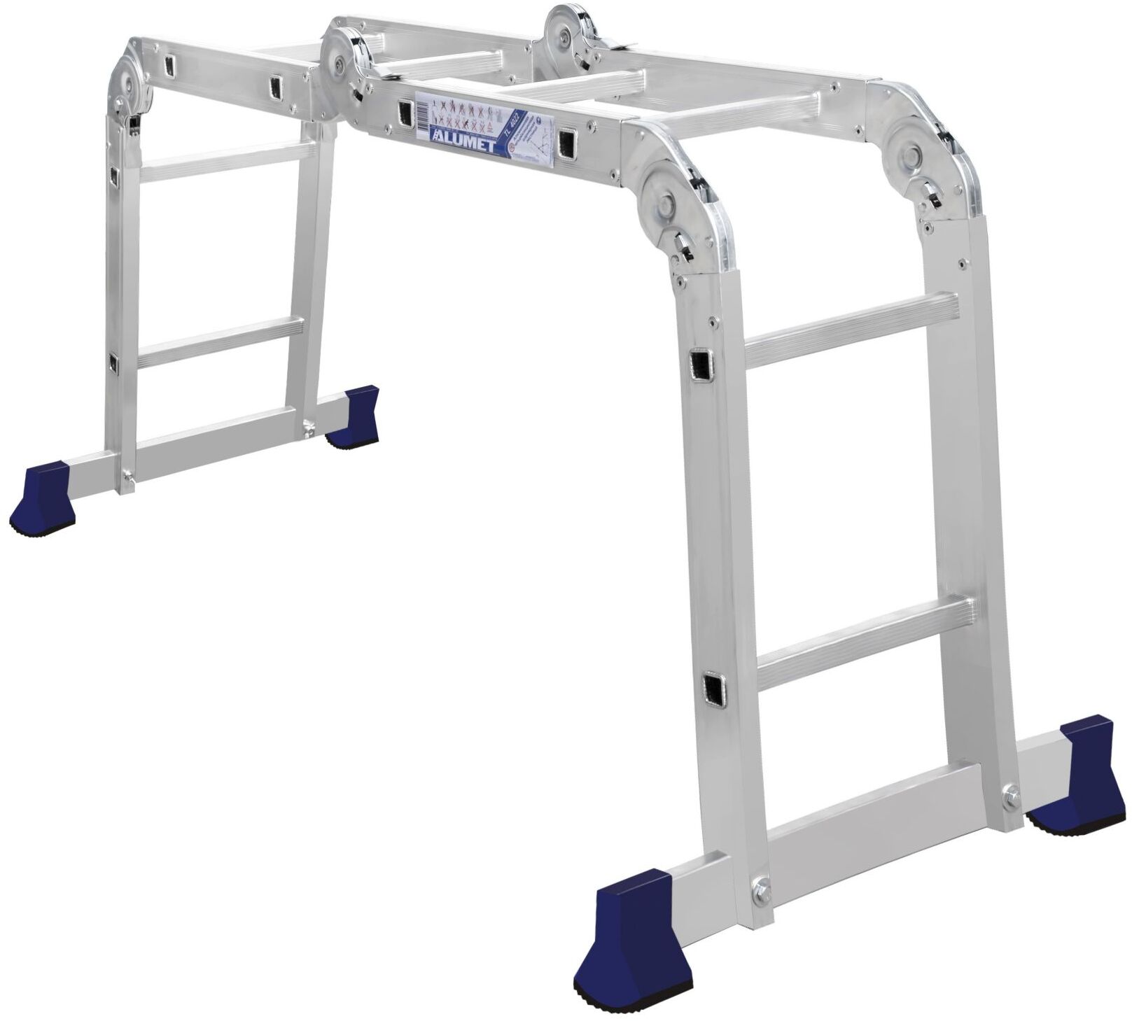 Лестница-трансформер. 4 секции по 2 ступени  4*2