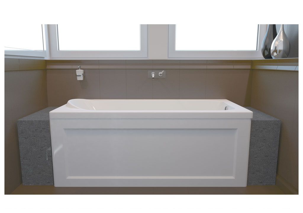 Акриловая ванна Aquanet West 140x70 (+ шторка Aquanet Alfa 4 NF6222-pivot) 0020405200196049 - Вид №5