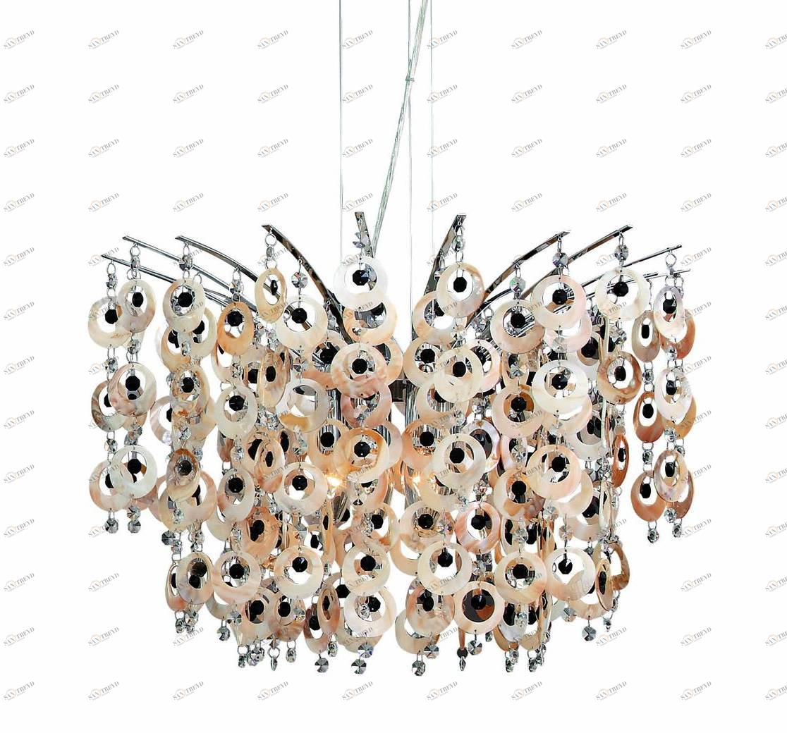 Подвесная люстра Ideal Lux Pavone SP6 IDEAL LUX ДИЗАЙНЕРСКИЕ, PAVONE 057411 Хром 