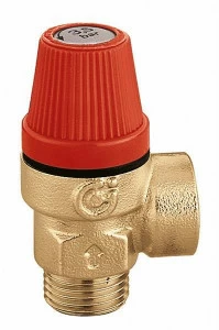 CALEFFI Обычный предохранительный клапан с соединениями папа-мама