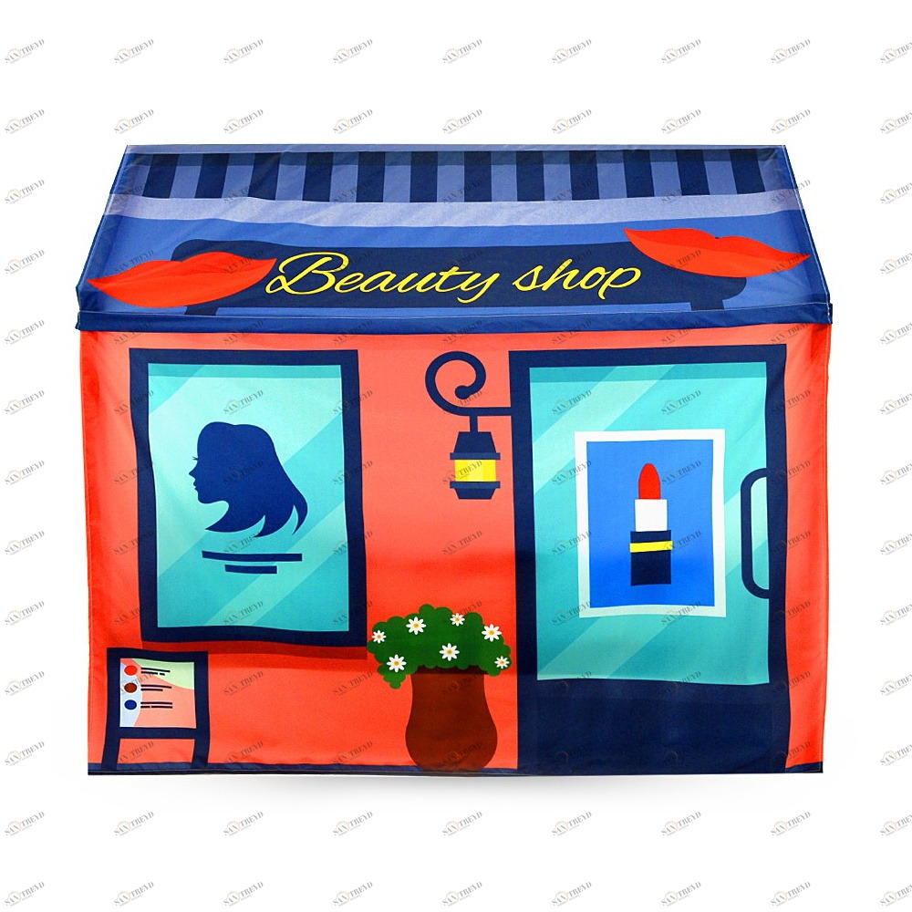 Накидка для кровати-домика Svogen игровая "Салон красоты" БЕЛЬМАРКО  00-3873220 Красный Santreyd 