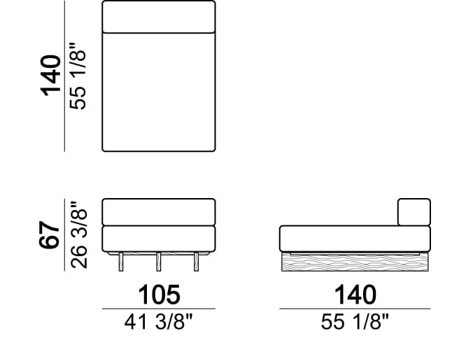 Тканевый модульный садовый диван Arketipo SANTOS ARCH-00052540 - Вид №20