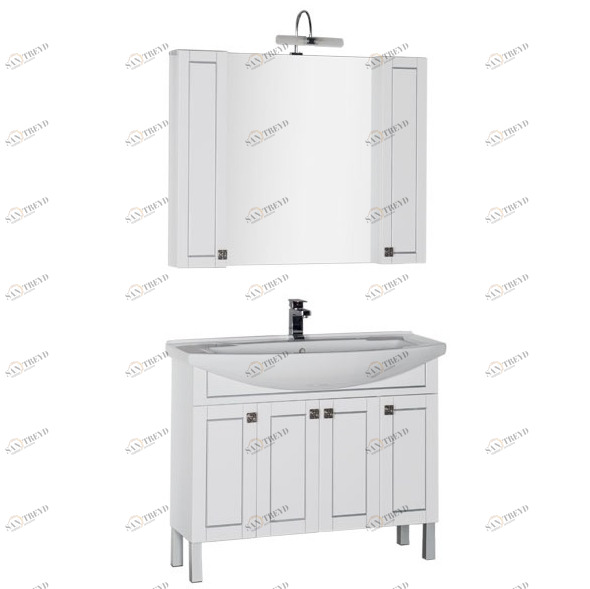 Комплект мебели Aquanet Честер 105 белый 00183142