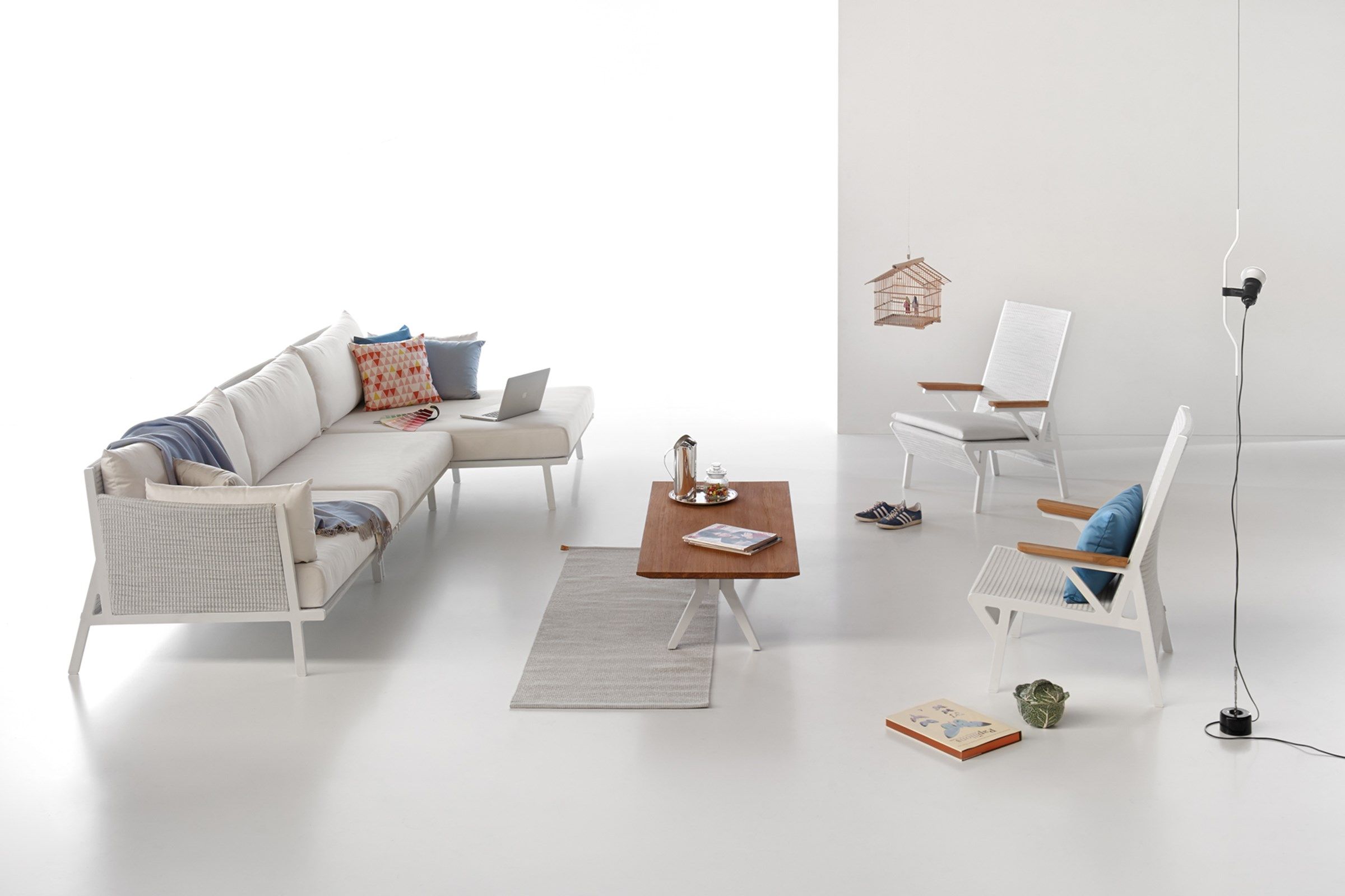 Мягкий модульный садовый диван Kettal Vieques ARCH-00116980 - Вид №2