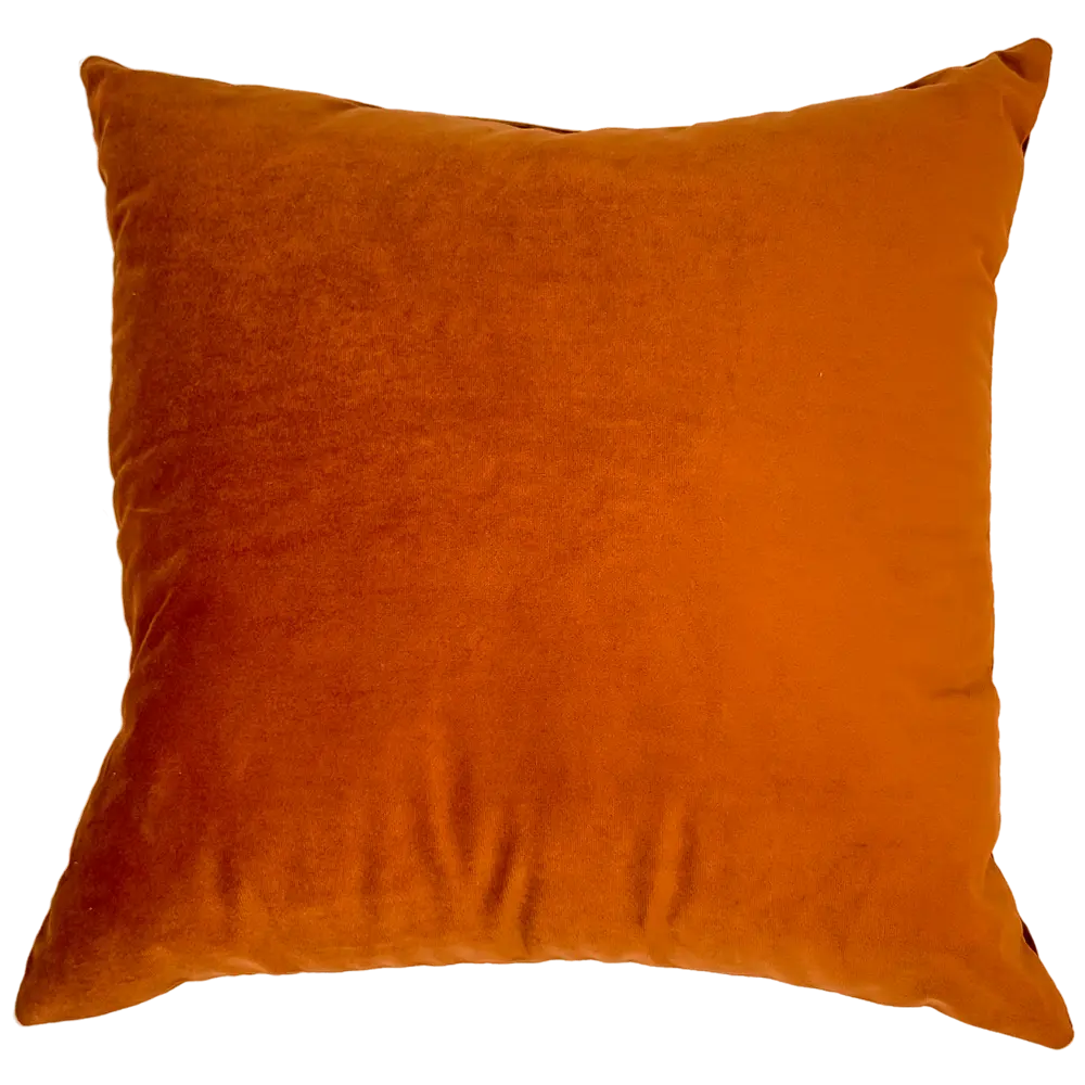 Подушка декоративная Linen Way Tony 45x45 см бархат цвет терракот STLM-2060597