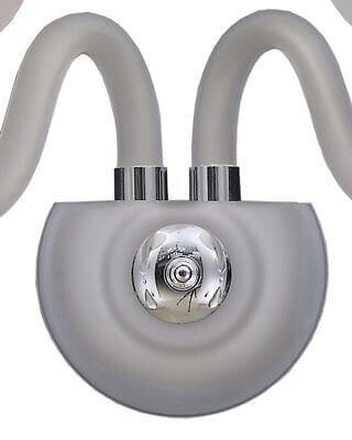 Бра на 2 лампы с подвесками белое "Нейт" 2029/2W-WTCR LUMIEN HALL СВЕЧА 00-3931605 Белый  - Вид №2