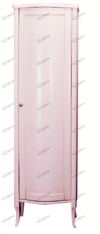 Витрина MIGLIORE Bella ML.BLL-VE450.DR с дверцей, нежно-розовый 