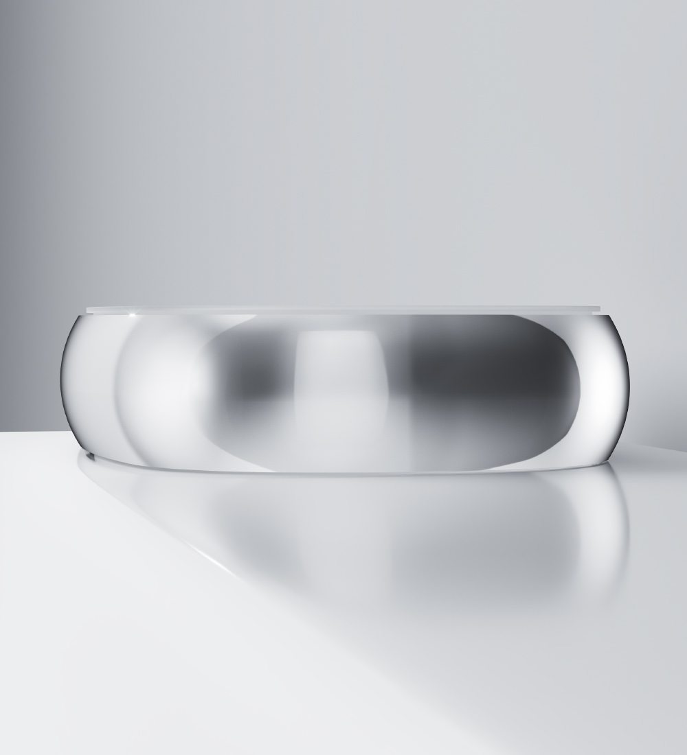 A3031200 Стеклянная мыльница отдельно стоящая хром шт AM.PM Sensation - Вид №2