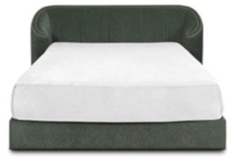 BRABBU Двуспальная кровать с обивкой из бархата Wales sun-id-1510197 - Вид №3