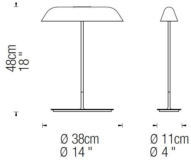 fambuena Настольная лампа Butterfly 9110 - Вид №5