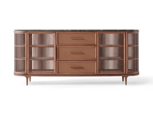 Шкаф из орехового дерева с ящиками