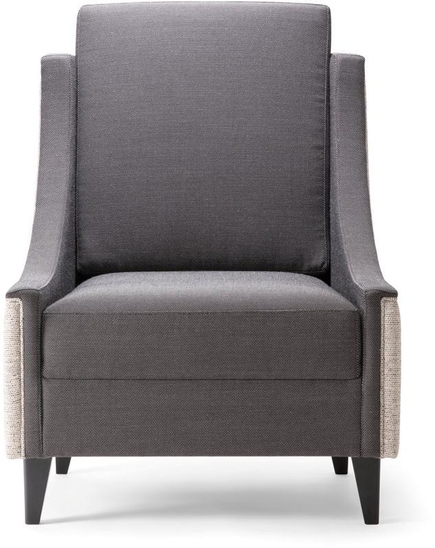 Tirolo Кресло из ткани с подлокотниками с высокой спинкой Victoria 019 p - Вид №2